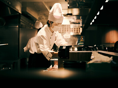 Polygee ESP in fine dining restaurant